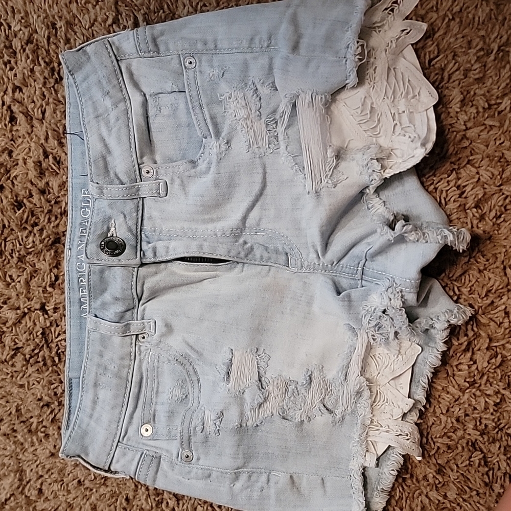 American eagle shortie shorts